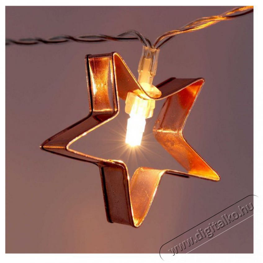 Iris Csillag alak&uacute; f&eacute;m/4m/20db LED-es/3xAA elemes f&eacute;nydekor&aacute;ci&oacute; - meleg feh&eacute;r H&aacute;ztart&aacute;s / Otthon / K&uuml;lt&eacute;r - Vil&aacute;g&iacute;t&aacute;s / elektromoss&aacute;g - Hangulat teremtő vil&aacute;g&iacute;t&aacute;s - 388835