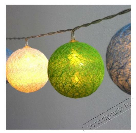 Iris G&ouml;mb alak&uacute; 6cm/sz&iacute;nes fonott/3m/z&ouml;ld-k&eacute;k-feh&eacute;r/20db LED-es/USB-s f&eacute;nydekor&aacute;ci&oacute; H&aacute;ztart&aacute;s / Otthon / K&uuml;lt&eacute;r - Vil&aacute;g&iacute;t&aacute;s / elektromoss&aacute;g - Led szalag / f&eacute;nyf&uuml;z&eacute;r - 388857