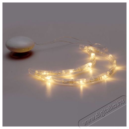 Iris Hold alak&uacute; 15x19cm LED-es tapad&oacute;korongos f&eacute;nydekor&aacute;ci&oacute; - meleg feh&eacute;r H&aacute;ztart&aacute;s / Otthon / K&uuml;lt&eacute;r - Vil&aacute;g&iacute;t&aacute;s / elektromoss&aacute;g - Hangulat teremtő vil&aacute;g&iacute;t&aacute;s - 388832