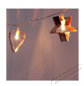Iris Csillag+sz&iacute;v alak&uacute; f&eacute;m 4m 20db LED-es/USB-s f&eacute;nydekor&aacute;ci&oacute; - meleg feh&eacute;r H&aacute;ztart&aacute;s / Otthon / K&uuml;lt&eacute;r - Vil&aacute;g&iacute;t&aacute;s / elektromoss&aacute;g - Led szalag / f&eacute;nyf&uuml;z&eacute;r - 388960