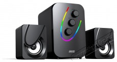 Iris H-21 fekete USB hangfal Audio-Video / Hifi / Multim&eacute;dia - Hangfal - Hangfalszett - &Aacute;ll&oacute; / front hangfal - 385460