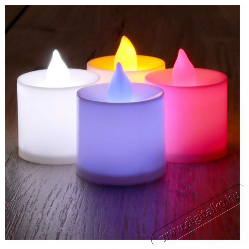 Iris Gyertya alak&uacute; fix f&eacute;nyű LED-es lila f&eacute;nydekor&aacute;ci&oacute; 4db/csomag H&aacute;ztart&aacute;s / Otthon / K&uuml;lt&eacute;r - Vil&aacute;g&iacute;t&aacute;s / elektromoss&aacute;g - Hangulat teremtő vil&aacute;g&iacute;t&aacute;s - 388843