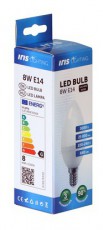 Iris Lighting E14 C37 8W/3000K/640lm gyertya LED f&eacute;nyforr&aacute;s H&aacute;ztart&aacute;s / Otthon / K&uuml;lt&eacute;r - Vil&aacute;g&iacute;t&aacute;s / elektromoss&aacute;g - E14 foglalat&uacute; izz&oacute; - 476751