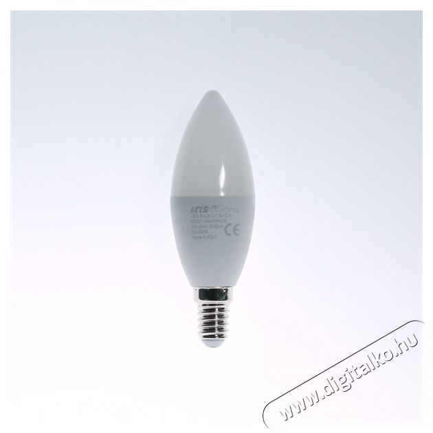 Iris Lighting E14 C37 8W/3000K/640lm gyertya LED f&eacute;nyforr&aacute;s H&aacute;ztart&aacute;s / Otthon / K&uuml;lt&eacute;r - Vil&aacute;g&iacute;t&aacute;s / elektromoss&aacute;g - E14 foglalat&uacute; izz&oacute; - 476751