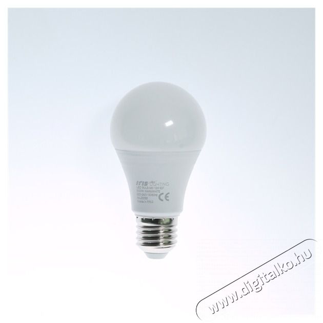 Iris Lighting E27 A60 12W/3000K/1080lm LED f&eacute;nyforr&aacute;s H&aacute;ztart&aacute;s / Otthon / K&uuml;lt&eacute;r - Vil&aacute;g&iacute;t&aacute;s / elektromoss&aacute;g - E27 foglalat&uacute; izz&oacute; - 476748