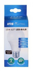 Iris Lighting E27 A65 15W/3000K/1380lm LED f&eacute;nyforr&aacute;s H&aacute;ztart&aacute;s / Otthon / K&uuml;lt&eacute;r - Vil&aacute;g&iacute;t&aacute;s / elektromoss&aacute;g - E27 foglalat&uacute; izz&oacute; - 476749