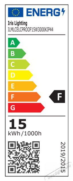 Iris Lighting ML-CELCPROOF 15W/3000K/1400lm IP44 feh&eacute;r LED mennyezeti l&aacute;mpa H&aacute;ztart&aacute;s / Otthon / K&uuml;lt&eacute;r - Vil&aacute;g&iacute;t&aacute;s / elektromoss&aacute;g - Fali / mennyezeti l&aacute;mpa - 476737