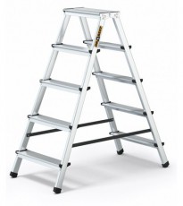 IRIS BEST DRABEST HOME 2x5 lépcsős kétoldalon járható alumínium létra, fellépő, összecsukható Háztartás / Otthon / Kültér - Kültér / kerti termék / grill - Létra - 507240