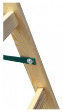 IRIS BEST DRABEST STANDARD 2x6 l&eacute;pcsős fa l&eacute;tra, &ouml;sszecsukhat&oacute; H&aacute;ztart&aacute;s / Otthon / K&uuml;lt&eacute;r - K&uuml;lt&eacute;r / kerti term&eacute;k / grill - L&eacute;tra - 507244