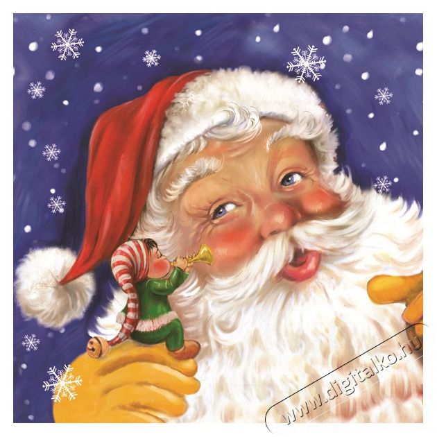 Iris Daisy Kar&aacute;csonyi szalv&eacute;ta, 33x33cm, 20db/csomag, 3 r&eacute;tegű, vegyes mint&aacute;k Konyhai term&eacute;kek - Egy&eacute;b / Konyhai kieg&eacute;sz&iacute;tő - 507367