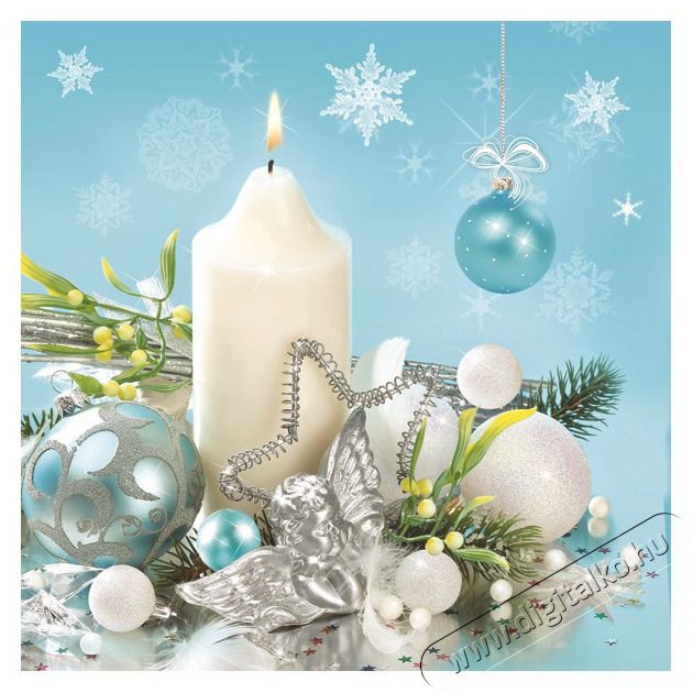 Iris Daisy Kar&aacute;csonyi szalv&eacute;ta, 33x33cm, 20db/csomag, 3 r&eacute;tegű, vegyes mint&aacute;k Konyhai term&eacute;kek - Egy&eacute;b / Konyhai kieg&eacute;sz&iacute;tő - 507367