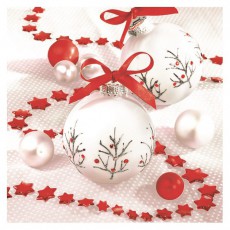 Iris Daisy Kar&aacute;csonyi szalv&eacute;ta, 33x33cm, 20db/csomag, 3 r&eacute;tegű, vegyes mint&aacute;k Konyhai term&eacute;kek - Egy&eacute;b / Konyhai kieg&eacute;sz&iacute;tő - 507367