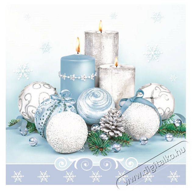 Iris Daisy Kar&aacute;csonyi szalv&eacute;ta, 33x33cm, 20db/csomag, 3 r&eacute;tegű, vegyes mint&aacute;k Konyhai term&eacute;kek - Egy&eacute;b / Konyhai kieg&eacute;sz&iacute;tő - 507367