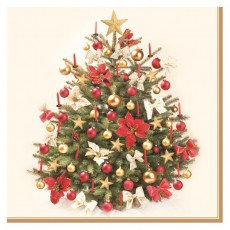 Iris Daisy Kar&aacute;csonyi szalv&eacute;ta, 33x33cm, 20db/csomag, 3 r&eacute;tegű, vegyes mint&aacute;k Konyhai term&eacute;kek - Egy&eacute;b / Konyhai kieg&eacute;sz&iacute;tő - 507367