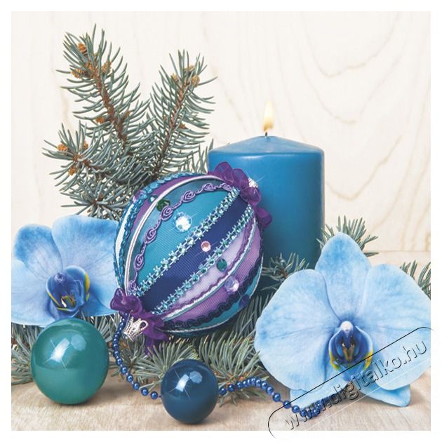 Iris Daisy Kar&aacute;csonyi szalv&eacute;ta, 33x33cm, 20db/csomag, 3 r&eacute;tegű, vegyes mint&aacute;k Konyhai term&eacute;kek - Egy&eacute;b / Konyhai kieg&eacute;sz&iacute;tő - 507367