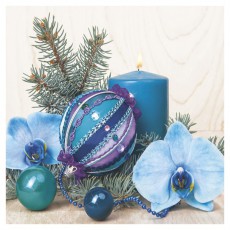 Iris Daisy Kar&aacute;csonyi szalv&eacute;ta, 33x33cm, 20db/csomag, 3 r&eacute;tegű, vegyes mint&aacute;k Konyhai term&eacute;kek - Egy&eacute;b / Konyhai kieg&eacute;sz&iacute;tő - 507367