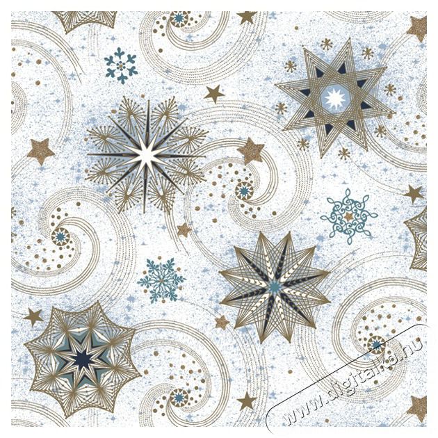 Iris Daisy Kar&aacute;csonyi szalv&eacute;ta, 33x33cm, 20db/csomag, 3 r&eacute;tegű, vegyes mint&aacute;k Konyhai term&eacute;kek - Egy&eacute;b / Konyhai kieg&eacute;sz&iacute;tő - 507367