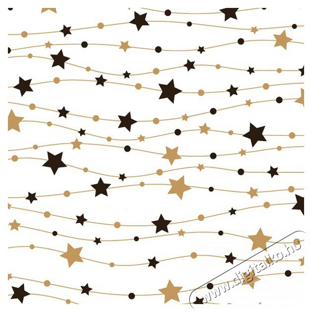 Iris Daisy Kar&aacute;csonyi szalv&eacute;ta, 33x33cm, 20db/csomag, 3 r&eacute;tegű, vegyes mint&aacute;k Konyhai term&eacute;kek - Egy&eacute;b / Konyhai kieg&eacute;sz&iacute;tő - 507367