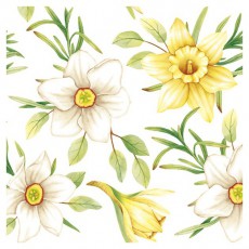 Iris Daisy-Maki Kokt&eacute;l szalv&eacute;ta 25x25cm, 20db/csomag, 3 r&eacute;tegű, vegyes mint&aacute;k - Konyhai term&eacute;kek - Egy&eacute;b / Konyhai kieg&eacute;sz&iacute;tő - 507366