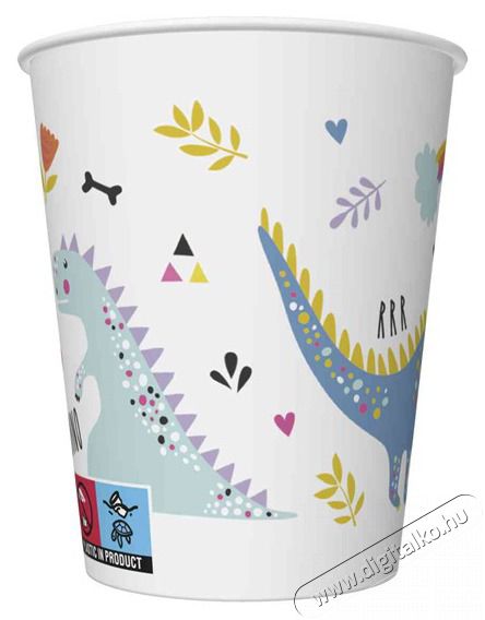 Iris Daisy pap&iacute;rpoh&aacute;r, 250 ml, k&uuml;l&ouml;nb&ouml;ző sz&iacute;nekben &eacute;s mint&aacute;kkal, 8db/csomag Konyhai term&eacute;kek - Egy&eacute;b / Konyhai kieg&eacute;sz&iacute;tő - 507398