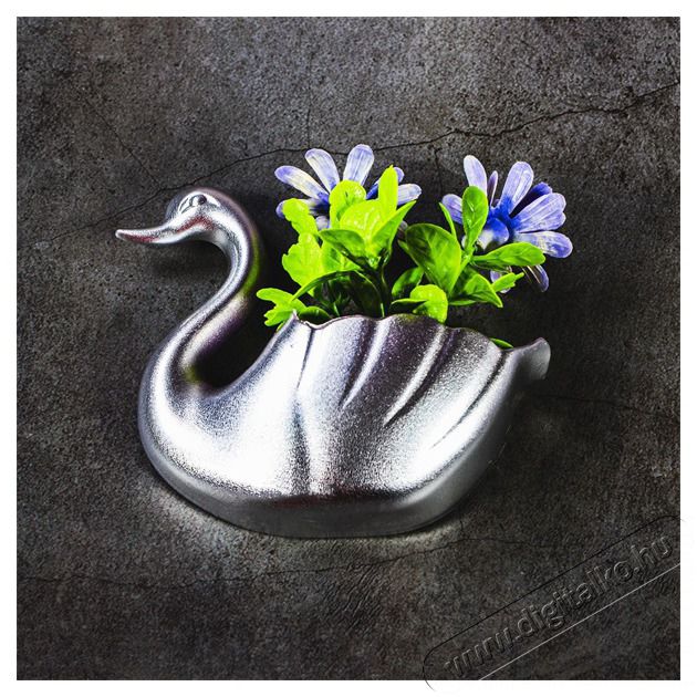 Iris E5599 ez&uuml;st-, vagy arany sz&iacute;nű, hatty&uacute; alak&uacute; hűtőm&aacute;gnes művir&aacute;ggal 8x8cm Konyhai term&eacute;kek - Konyhai eszk&ouml;z - Egy&eacute;b konyhai eszk&ouml;z - 507631