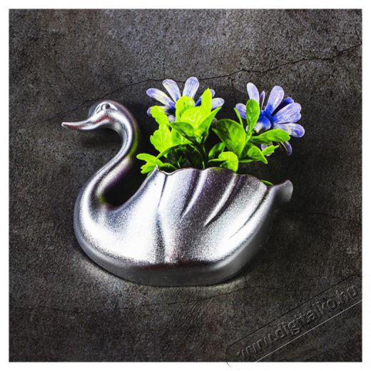 Iris E5599 ez&uuml;st-, vagy arany sz&iacute;nű, hatty&uacute; alak&uacute; hűtőm&aacute;gnes művir&aacute;ggal 8x8cm Konyhai term&eacute;kek - Konyhai eszk&ouml;z - Egy&eacute;b konyhai eszk&ouml;z - 507631