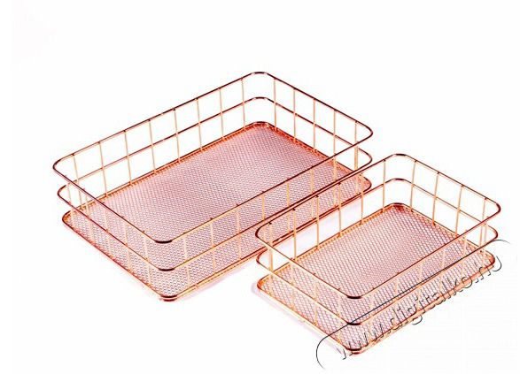 Iris KT-212 2 db-os f&eacute;mr&aacute;csos t&aacute;rol&oacute;kos&aacute;r szett (17.5cmx12cmx6cm, 24cmx16cmx6cm) Konyhai term&eacute;kek - Egy&eacute;b / Konyhai kieg&eacute;sz&iacute;tő - 507732