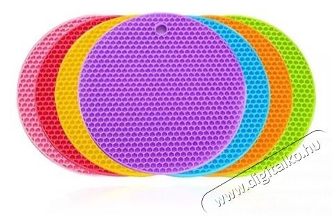 Iris KT-488 17,5 cm-es, k&ouml;r alak&uacute; szilikon ed&eacute;nyal&aacute;t&eacute;t Konyhai term&eacute;kek - Egy&eacute;b / Konyhai kieg&eacute;sz&iacute;tő - 507802