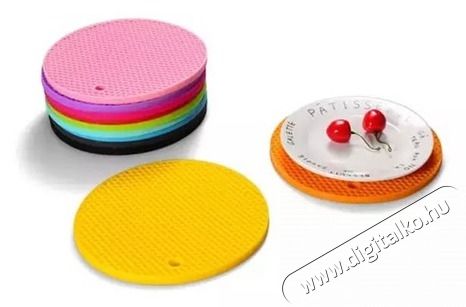 Iris KT-488 17,5 cm-es, k&ouml;r alak&uacute; szilikon ed&eacute;nyal&aacute;t&eacute;t Konyhai term&eacute;kek - Egy&eacute;b / Konyhai kieg&eacute;sz&iacute;tő - 507802