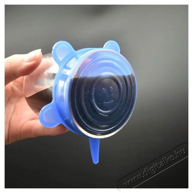 Iris KT-490 6 db-os szilikon fedő szett Konyhai term&eacute;kek - Egy&eacute;b / Konyhai kieg&eacute;sz&iacute;tő - 507803