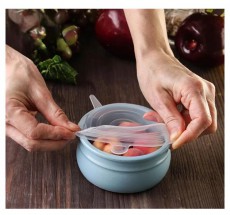 Iris KT-490 6 db-os szilikon fedő szett Konyhai term&eacute;kek - Egy&eacute;b / Konyhai kieg&eacute;sz&iacute;tő - 507803