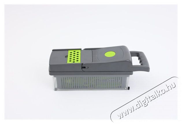 Iris KT-014-GR z&ouml;ld 14 r&eacute;szes multifuncion&aacute;lis szeletelő &eacute;s apr&iacute;t&oacute; Konyhai term&eacute;kek - Konyhai eszk&ouml;z - Szeletelő / reszelő / kinyom&oacute; - 513475