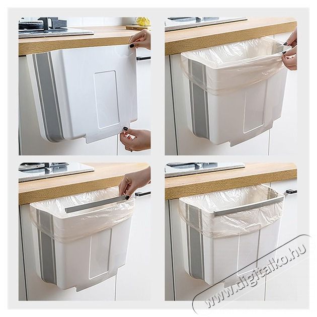 Iris KT-264-W &ouml;sszecsukhat&oacute; konyhai hullad&eacute;k gy&uuml;jtő, ajt&oacute;ra akaszthat&oacute; Konyhai term&eacute;kek - Egy&eacute;b / Konyhai kieg&eacute;sz&iacute;tő - 513449