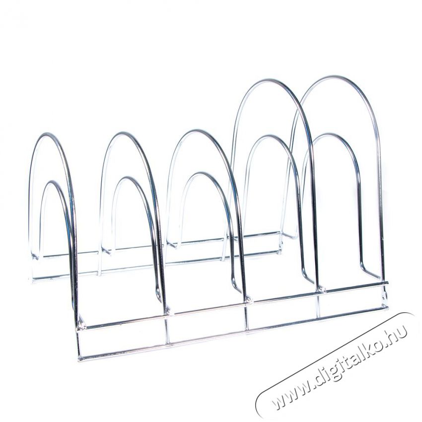 Iris KT-596 Konyhai f&eacute;m serpenyőtart&oacute;, 5 szintes Konyhai term&eacute;kek - Konyhai eszk&ouml;z - Egy&eacute;b konyhai eszk&ouml;z - 513451