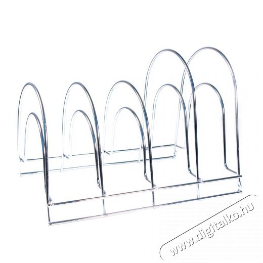 Iris KT-596 Konyhai f&eacute;m serpenyőtart&oacute;, 5 szintes Konyhai term&eacute;kek - Konyhai eszk&ouml;z - Egy&eacute;b konyhai eszk&ouml;z - 513451