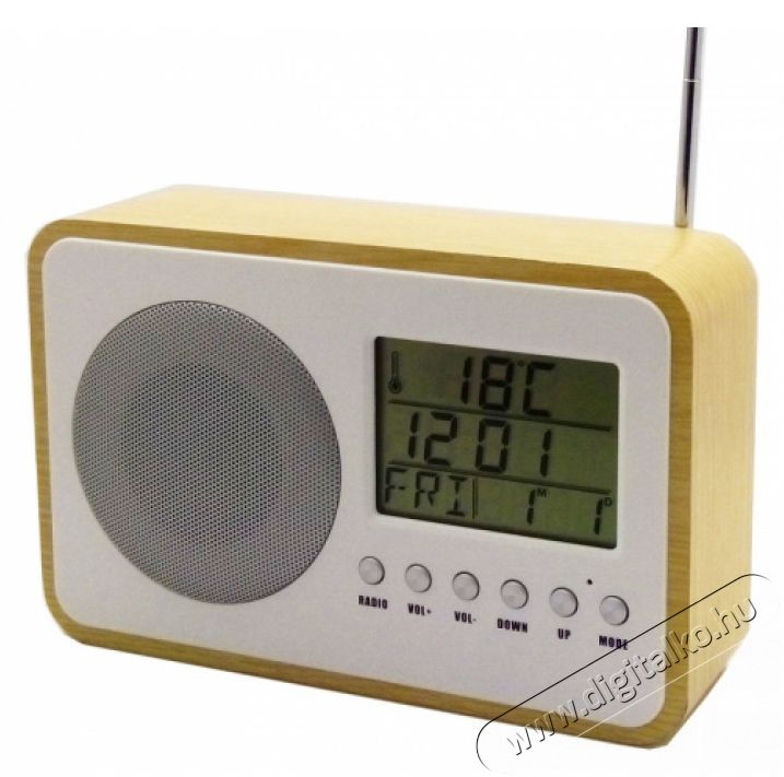 Itotal CM3003 vil&aacute;gos barna r&aacute;di&oacute;s &oacute;ra időj&aacute;r&aacute;sjelzővel H&aacute;ztart&aacute;s / Otthon / K&uuml;lt&eacute;r - &Oacute;ra - Egy&eacute;b &oacute;ra - 337345