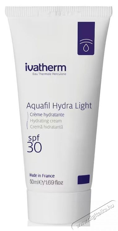 Ivatherm Aquafil Hydra Light hidrat&aacute;l&oacute;, SPF 30 f&eacute;nyv&eacute;dővel, &eacute;rz&eacute;keny bőrre, 50 ml Sz&eacute;ps&eacute;g&aacute;pol&aacute;s / Eg&eacute;szs&eacute;g - Egy&eacute;b sz&eacute;ps&eacute;g / eg&eacute;szs&eacute;g term&eacute;k - 536921