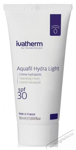 Ivatherm Aquafil Hydra Light hidrat&aacute;l&oacute;, SPF 30 f&eacute;nyv&eacute;dővel, &eacute;rz&eacute;keny bőrre, 50 ml Sz&eacute;ps&eacute;g&aacute;pol&aacute;s / Eg&eacute;szs&eacute;g - Egy&eacute;b sz&eacute;ps&eacute;g / eg&eacute;szs&eacute;g term&eacute;k - 536921