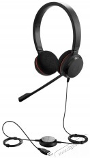 Jabra Evolve 20 MS Stereo USB-A Audio-Video / Hifi / Multim&eacute;dia - F&uuml;l &eacute;s Fejhallgat&oacute;k - Fejhallgat&oacute; mikrofonnal / headset - 503353