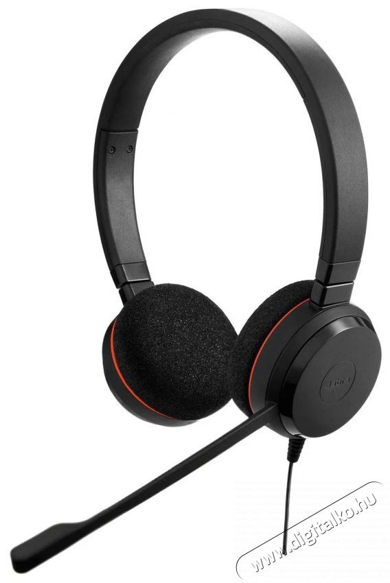 Jabra Evolve 20 MS Stereo USB-A Audio-Video / Hifi / Multim&eacute;dia - F&uuml;l &eacute;s Fejhallgat&oacute;k - Fejhallgat&oacute; mikrofonnal / headset - 503353