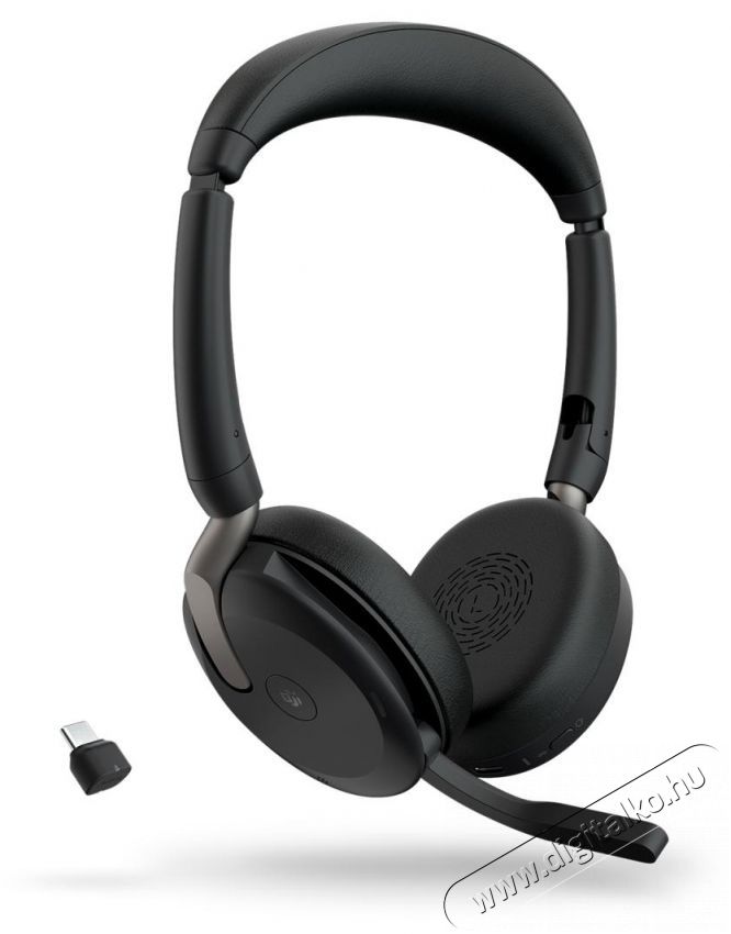 Jabra Evolve2 65 FLEX LINK380C MS Stereo WLC Audio-Video / Hifi / Multim&eacute;dia - F&uuml;l &eacute;s Fejhallgat&oacute;k - Fejhallgat&oacute; mikrofonnal / headset - 509985
