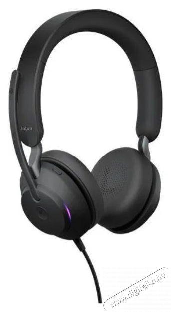 Jabra Evolve2 40 SE MS Stereo USB-C Audio-Video / Hifi / Multim&eacute;dia - F&uuml;l &eacute;s Fejhallgat&oacute;k - Fejhallgat&oacute; - 518818
