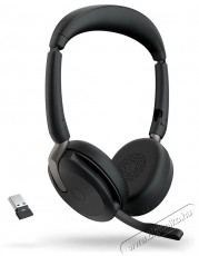 Jabra Evolve2 65 Flex, Link380/390a UC Stereo WLC Fejhallgat&oacute; Audio-Video / Hifi / Multim&eacute;dia - F&uuml;l &eacute;s Fejhallgat&oacute;k - Fejhallgat&oacute; mikrofonnal / headset - 529611