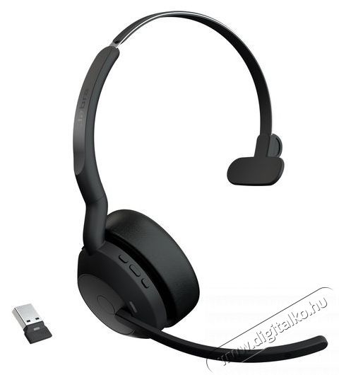 Jabra Evolve2 55, Link380/390a UC Mono Audio-Video / Hifi / Multim&eacute;dia - F&uuml;l &eacute;s Fejhallgat&oacute;k - Fejhallgat&oacute; mikrofonnal / headset - 529603