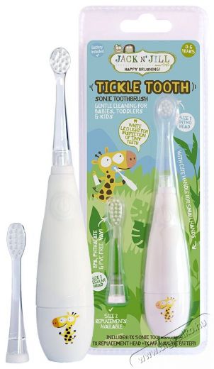 Jack N&acute;Jill Tickle Tooth szonikus fogkefe 0-6 &eacute;ves korig Sz&eacute;ps&eacute;g&aacute;pol&aacute;s / Eg&eacute;szs&eacute;g - Sz&aacute;j / fog &aacute;pol&aacute;s - Elektromos fogkefe - 528691