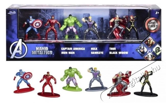 Jada Marvel Avengers nanofigur&aacute;k 1 65 H&aacute;ztart&aacute;s / Otthon / K&uuml;lt&eacute;r - J&aacute;t&eacute;k / Sport - J&aacute;t&eacute;kfigura - 531877