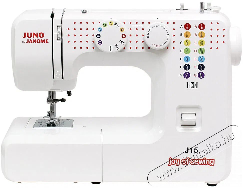 Janome Juno J15 varr&oacute;g&eacute;p H&aacute;ztart&aacute;s / Otthon / K&uuml;lt&eacute;r - Varr&oacute;g&eacute;p - 525042