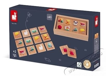 Janod Mem&oacute;ria j&aacute;t&eacute;k, Fa kialak&iacute;t&aacute;s H&aacute;ztart&aacute;s / Otthon / K&uuml;lt&eacute;r - J&aacute;t&eacute;k / Sport - Kreat&iacute;v / k&eacute;szs&eacute;gfejlesztő j&aacute;t&eacute;k - 534324