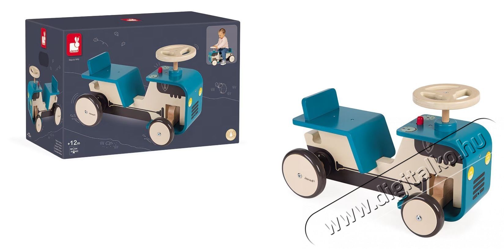 Janod fa r&aacute;&uuml;lős traktor H&aacute;ztart&aacute;s / Otthon / K&uuml;lt&eacute;r - J&aacute;t&eacute;k / Sport - Szabadt&eacute;ri j&aacute;t&eacute;k - 535353