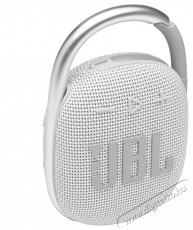JBL CLIP 4 WHT Bluetooth hangsz&oacute;r&oacute; - feh&eacute;r  Audio-Video / Hifi / Multim&eacute;dia - Hordozhat&oacute;, vezet&eacute;k n&eacute;lk&uuml;li / bluetooth hangsug&aacute;rz&oacute; - Hordozhat&oacute;, vezet&eacute;k n&eacute;lk&uuml;li / bluetooth hangsug&aacute;rz&oacute; - 375108